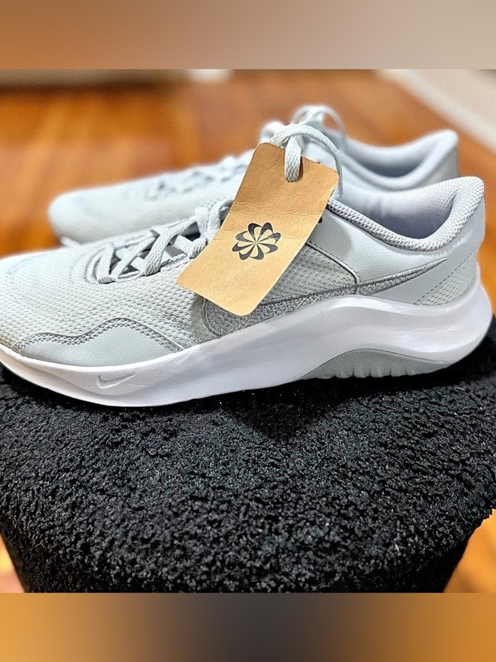 Nike Run Defy Women's Athletic Shoes White & Gray US 9.5